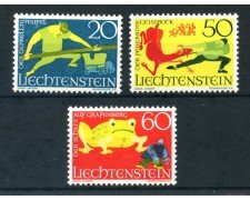 1969 - LIECHTENSTEIN - LEGGENDE 3v. - LOTTO/26451