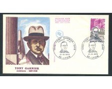 1973 - FRANCIA - TONY  GARNIER - BUSTA FDC - LOTTO/26730