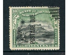 1897/901 - NORD BORNEO - 18c. SEGNATASSE - USATO - LOTTO/27021