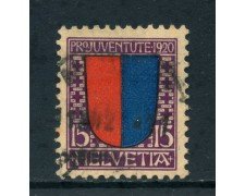 1920 - SVIZZERA - 15 c. PRO JUVENTUTE - USATO - LOTTO/27055