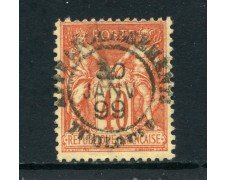 1881 - FRANCIA - 40 c. ROSSO ARANCIO - USATO - LOTTO/27074