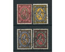 1927/29 - BULGARIA - STEMMA 4v. - USATI - LOTTO/27135