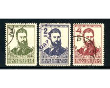 1926 - BULGARIA - POETA C. BOTEV 3v. - USATI - LOTTO/27144