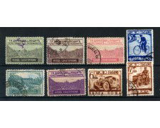 1925/39 - BULGARIA - FRANCOBOLLI PER LETTERE ESPRESSO 8v. - USATI - LOTTO/27156