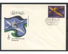 1978 - RUSSIA - OLIMPIADI DI MOSCA - CANOA KAYAK - BUSTA FDC - LOTTO/27190
