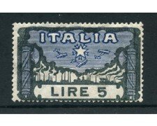 1923 - REGNO - 5 LIRE MARCIA SU ROMA - LINGUELLATO - LOTTO/27215