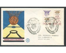 1979 - REPUBBLICA - CAMPIONATO DI PALLACANESTRO - BUSTA FDC FILAGRANO VIAGGIATA - LOTTO/27356
