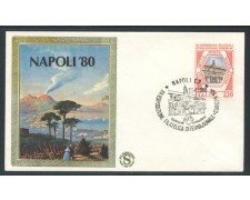 1980 - REPUBBLICA - EXPO FILATELICA NAPOLI - BUSTA FDC FILAGRANO - LOTTO/27384