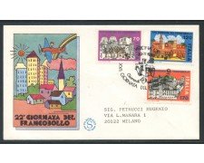 1980 - REPUBBLICA - GIORNATA DEL FRANCOBOLLO - BUSTA FDC VIAGGIATA - LOTTO/27417