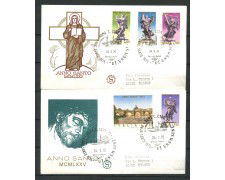 1975 - REPUBBLICA - ANNO SANTO - 2 FDC FILAGRANO VIAGGIATE - LOTTO/27478
