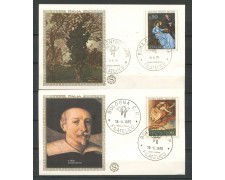 1975 - REPUBBLICA - ARTE  ITALIANA - 2 BUSTE FDC FILAGRANO - LOTTO/27485