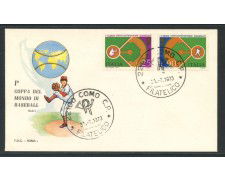 1973 - REPUBBLICA - COPPA DI BASEBALL - BUSTA FDC ROMA - LOTTO/27524