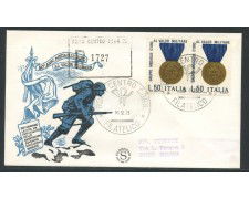 1973 - REPUBBLICA - MEDAGLIE AL VALORE MILITARE - BUSTA FDC FILAGRANO VIAGGIATA - LOTTO/27548