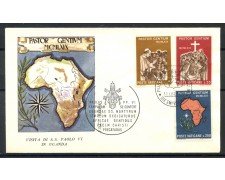 1969 - VATICANO - VIAGGIO IN AFRICA DI PAOLO VI° - BUSTA FDC ROMA - LOTTO/27622