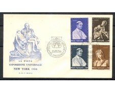 1964 - VATICANO - ESPOSIZIONE DI NEW YORK - BUSTA FDC RODIA - LOTTO/27682