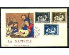 1960 - VATICANO - NATALE - BUSTA FDC RODIA  - LOTTO/27705