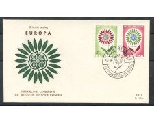 1964 - BELGIO - LOTTO/27754 - EUROPA 2v. - BUSTA FDC