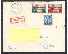 1961 - BELGIO - UNIONE INTERPARLAMENTARE  - BUSTA RACCOMANDATA - LOTTO/27756