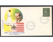1970 - VATICANO - VISITA DEL PRESIDENTE NIXON - BUSTA FDC ROMA - LOTTO/27777