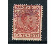 1905/26 - ITALIA REGNO - 20 CENT.MARCA DA BOLLO - USATA - LOTTO/27824