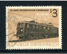 1962 - AUSTRIA - ANNIVERSARIO FERROVIE - USATO - LOTTO/27930