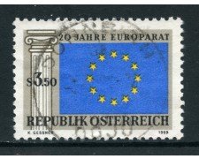 1969 - AUSTRIA - CONSIGLIO D'EUROPA - USATO - LOTTO/27946