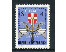 1974 - AUSTRIA - MINISTRI DEI TRASPORTI - NUOVO - LOTTO/28014