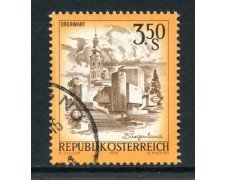 1878 - AUSTRIA - 3,50 PAESAGGI - USATO - LOTTO/28114