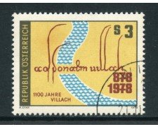 1978 - AUSTRIA - CITTA' DI VILLACH - USATO - LOTTO/28115