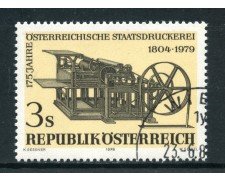 1979 - AUSTRIA - STAMPERIA DI STATO - USATO - LOTTO/28156