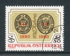 1980 - AUSTRIA - CROCE ROSSA - USATO - LOTTO/28193