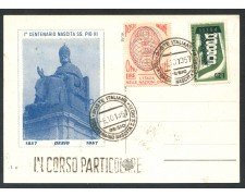 1957- REPUBBLICA - DESIO CENTENARIO DI PIO XI° - CARTOLINA - LOTTO/28280