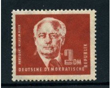 1950 - GERMANIA DEMOCRATICA - 2 Dm. PRESIDENTE PIECK - NUOVO - LOTTO/28373