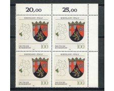 1993 - GERMANIA FEDERALE - RENANIA PALATINATO - QUARTINA NUOVI - LOTTO/28396