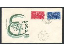 1962 - REPUBBLICA - EUROPA 2v. - BUSTA FDC - LOTTO/28555