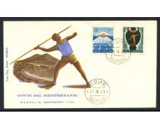 1963 - REPUBBLICA - GIOCHI  DEL MEDITERRANEO - BUSTA FDC - LOTTO/28580