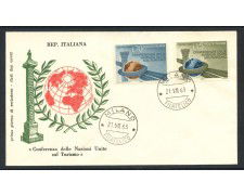 1963 - REPUBBLICA - CONFERENZA SUL TURISMO - BUSTA FDC - LOTTO/28587