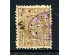1870/86 - INDIE OLANDESI - 15 c. BISTRO - USATO - LOTTO/28766