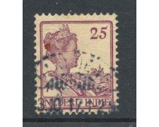 1913/14 - INDIE OLANDESI - 25 cent. LILLA - USATO - LOTTO/28811