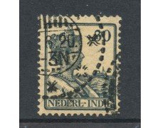1913/14 - INDIE OLANDESI - 30 cent. VIOLETTO NERO - USATO - LOTTO/28812