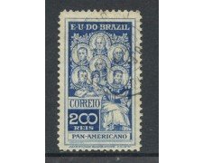 1909 - BRASILE - 4° CONGRESSO PANAMERICANO - USATO - LOTTO/28852