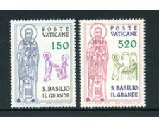 1979 - LOTTO/5980 - VATICANO - SAN BASILIO IL GRANDE 2v. - NUOVI