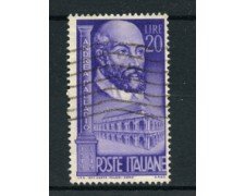 1949 - LOTTO/6083UA - ITALIA REPUBBLICA - ANDREA PALLADIO - USATO