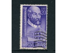 1949 - ITALIA REPUBBLICA - ANDREA PALLADIO - USATO - LOTTO/6083UD