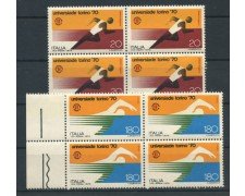 1970 - LOTTO/6527Q - REPUBBLICA - UNIVERSIADI QUARTINE