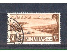1950 - LOTTO/9830U - SOMALIA AFIS - 30c. POSTA AEREA USATO