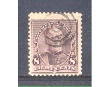 1890 - LBF/2945 - STATI UNITI - 8c. LILLA SHERMAN - USATO