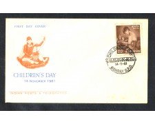 1961 - LOTTO/3141 - INDIA - CHILDREN'S DAY - BUSTA FDC