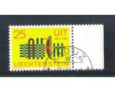 1965 - LOTTO/LIE404U - LIECHTENSTEIN - 25r. U.I.T  USATO
