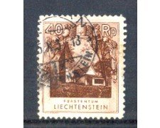 1930 - LOTTO/LIE101U - LIECHTENSTEIN - 40r. S.MAMERTEN - USATO